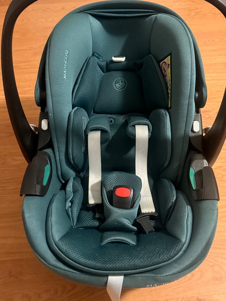 Maxi cosi PEBBLE | 360 PRO | Groen, Autogordel of Isofix, Afneembare rugleuning, Ophalen of Verzenden, Zo goed als nieuw