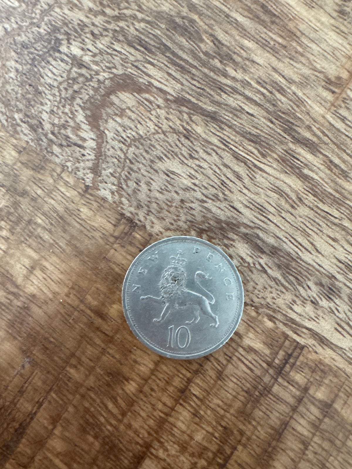 Britse 10 New Pence munt uit 1980, Ophalen of Verzenden, Overige landen, Losse munt