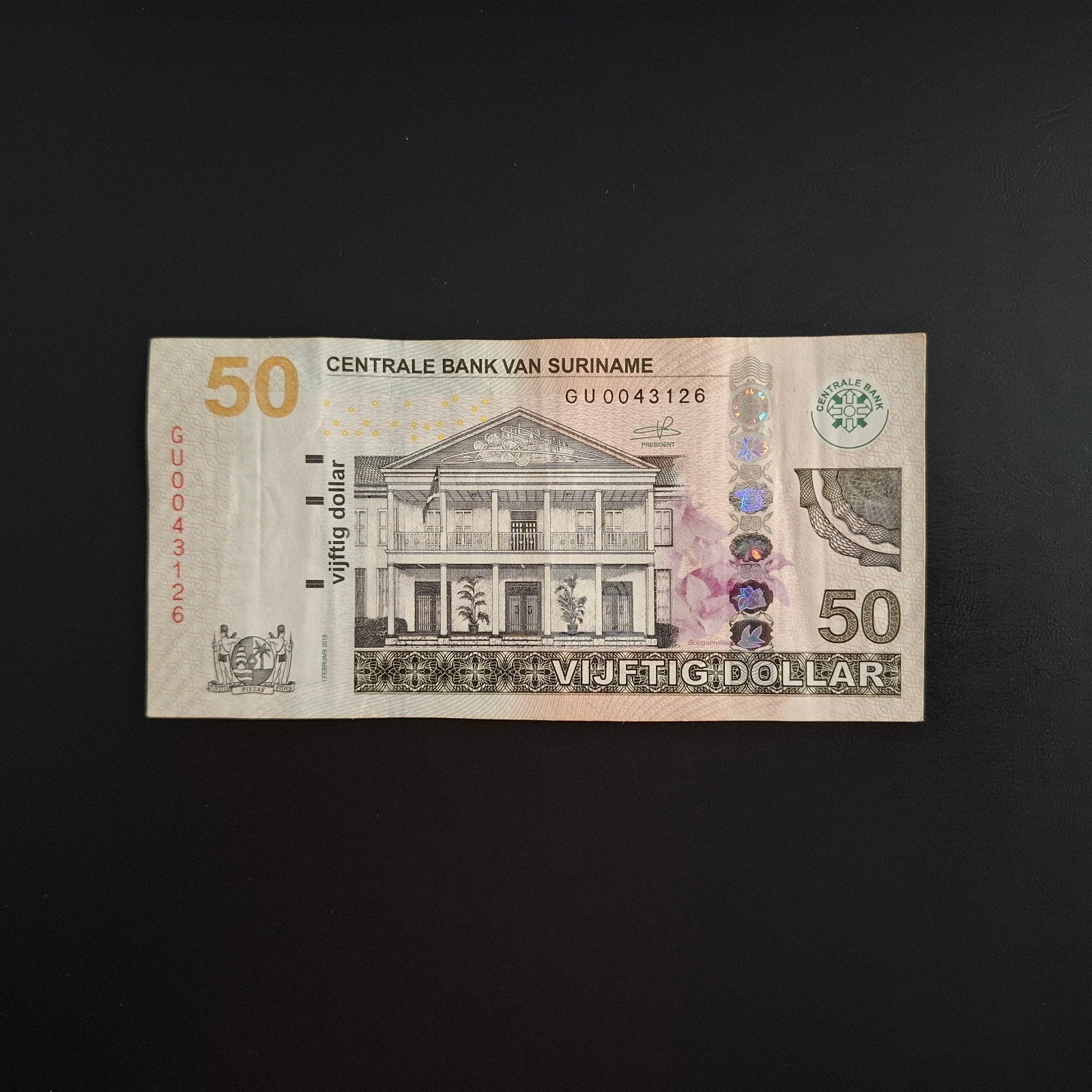50 dollar Suriname #039, Verzenden, Zuid-Amerika, Los biljet