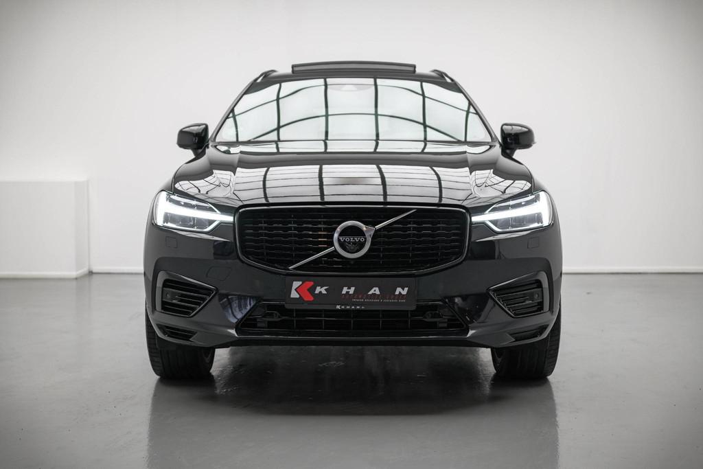 Volvo XC60 2.0 Recharge T8 AWD R-Design |Bomvoll|Pano|360 Ca, Auto's, Gebruikt, Euro 6, Leder en Stof, Zwart