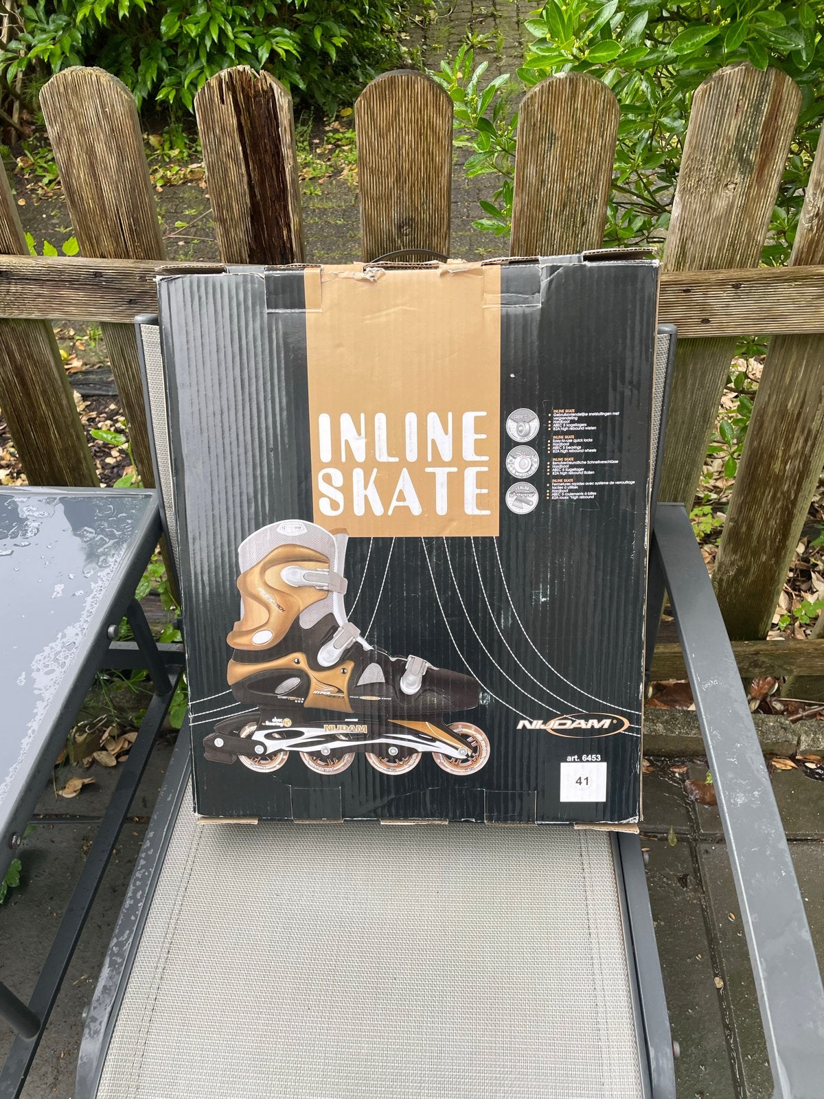 Nijdam Inline Skates Maat 41 met Beschermset, Ophalen of Verzenden, Nieuw, Overige typen, Nijdam
