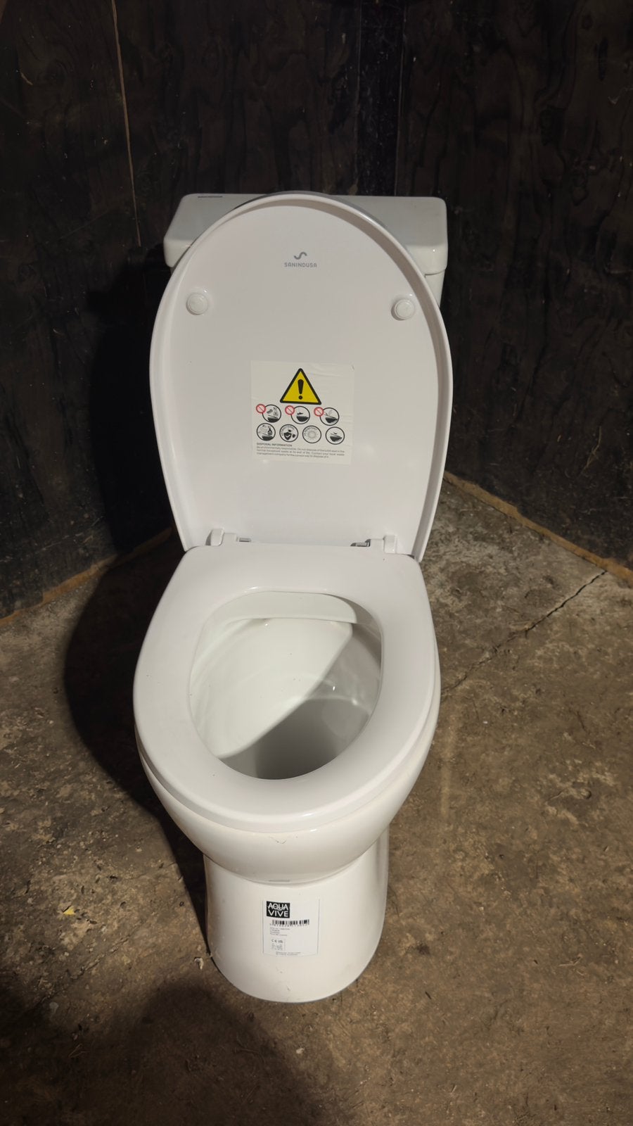Ongebruikte toiletpot aqua vive, Ophalen, Zo goed als nieuw, Toilet