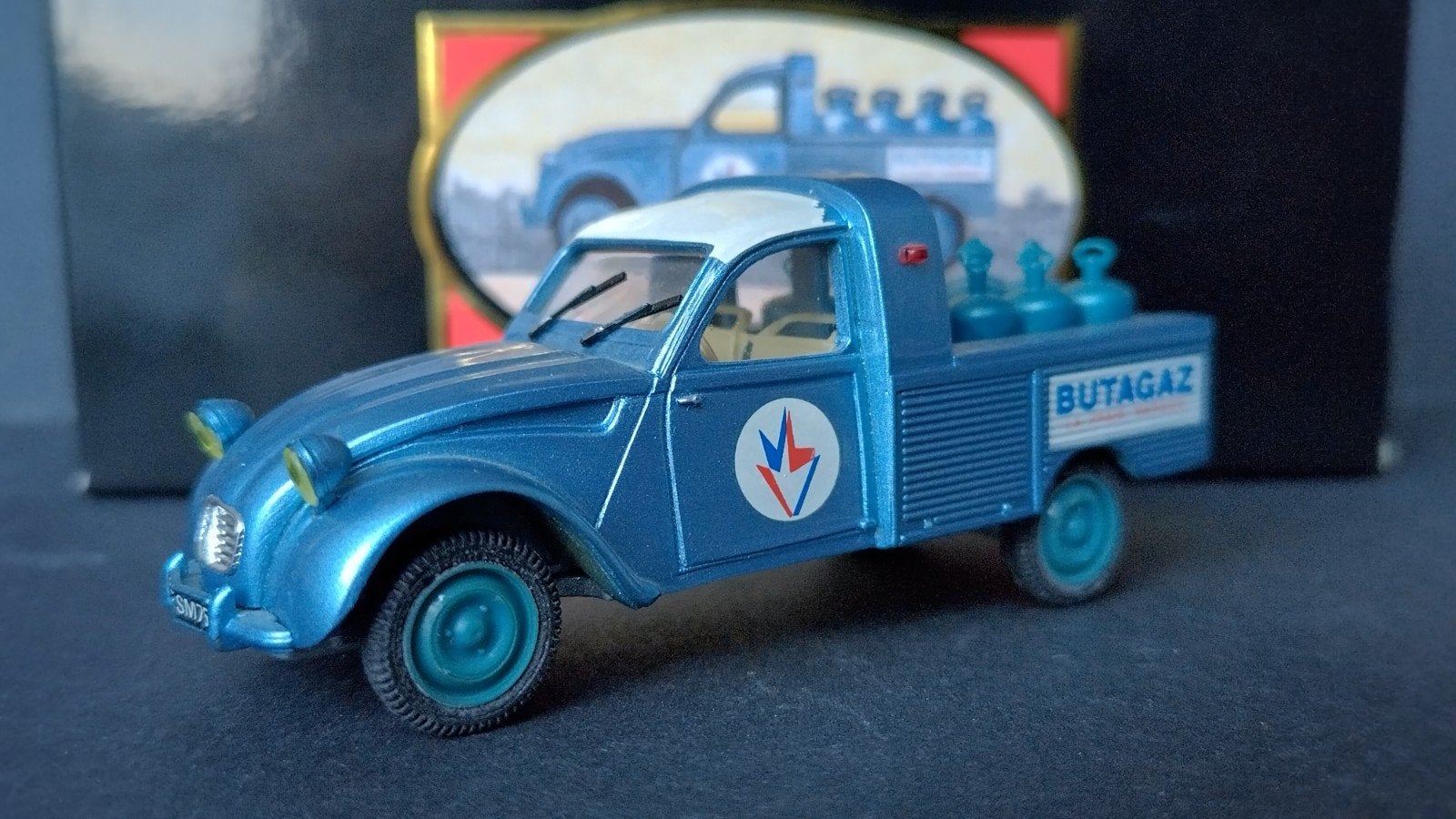Citroen. 2cv Butagaz 1:43 Norev Pol, Overige merken, Auto, Verzenden, .