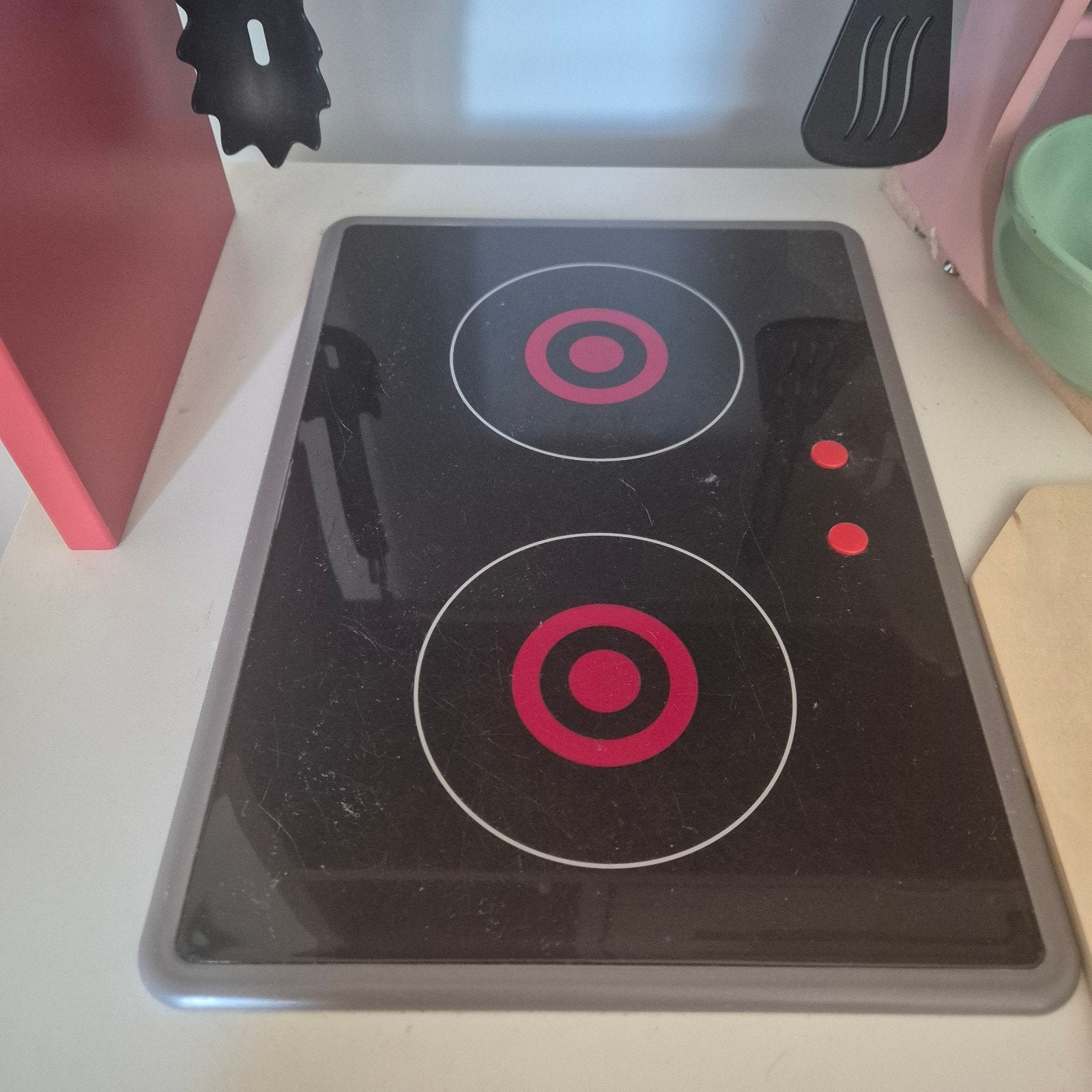 Grote kinderkeuken met accessoires en licht/geluid, Ophalen, Gebruikt, Ontdekken, Met licht