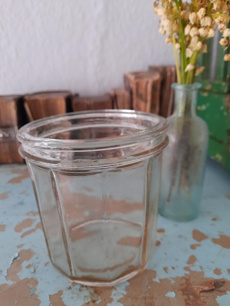 Antieke Franse confiture pot, Ophalen of Verzenden