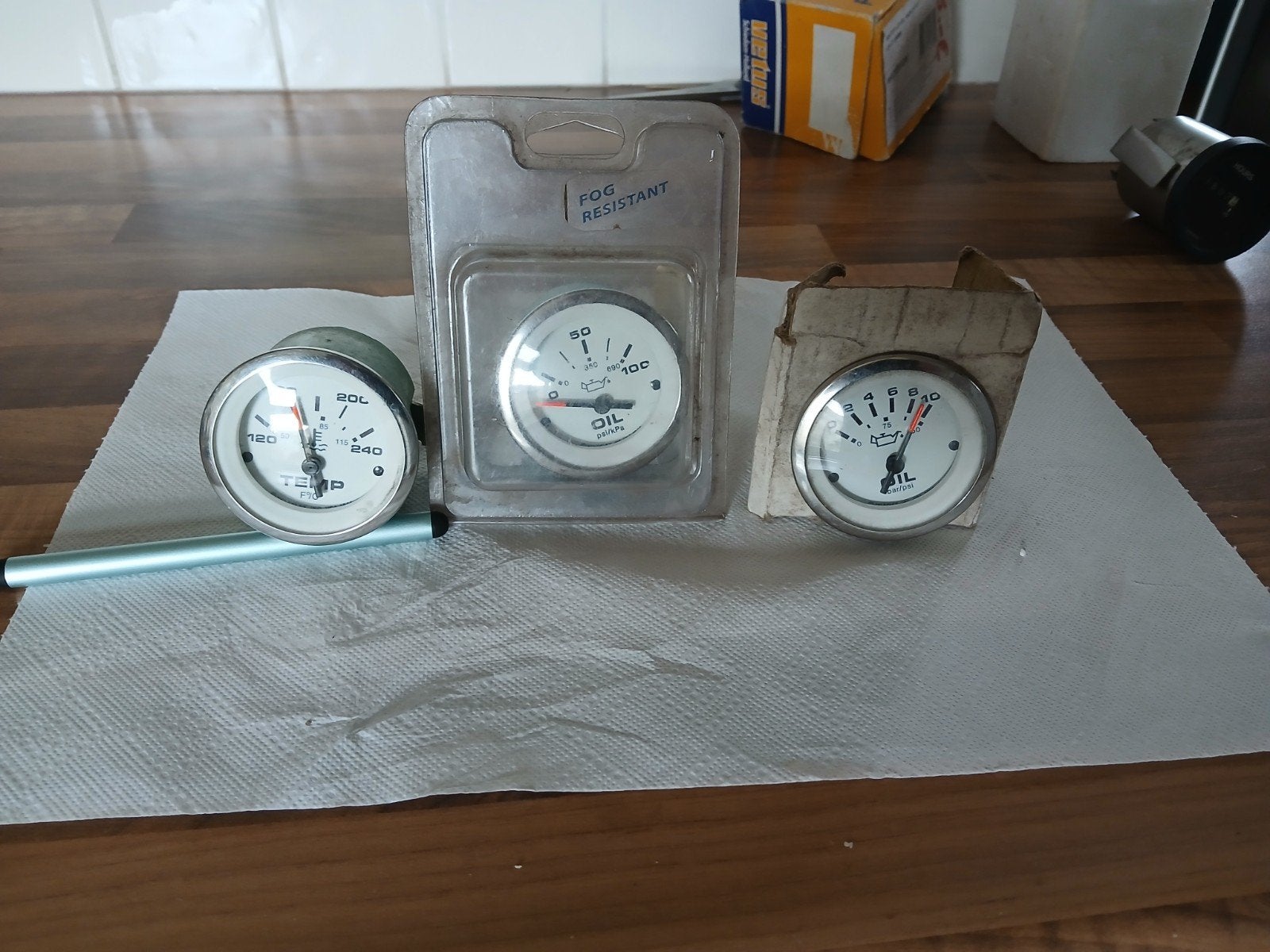 Diverse meters voor boot of motor, Ophalen of Verzenden, Gebruikt, Motor en Techniek