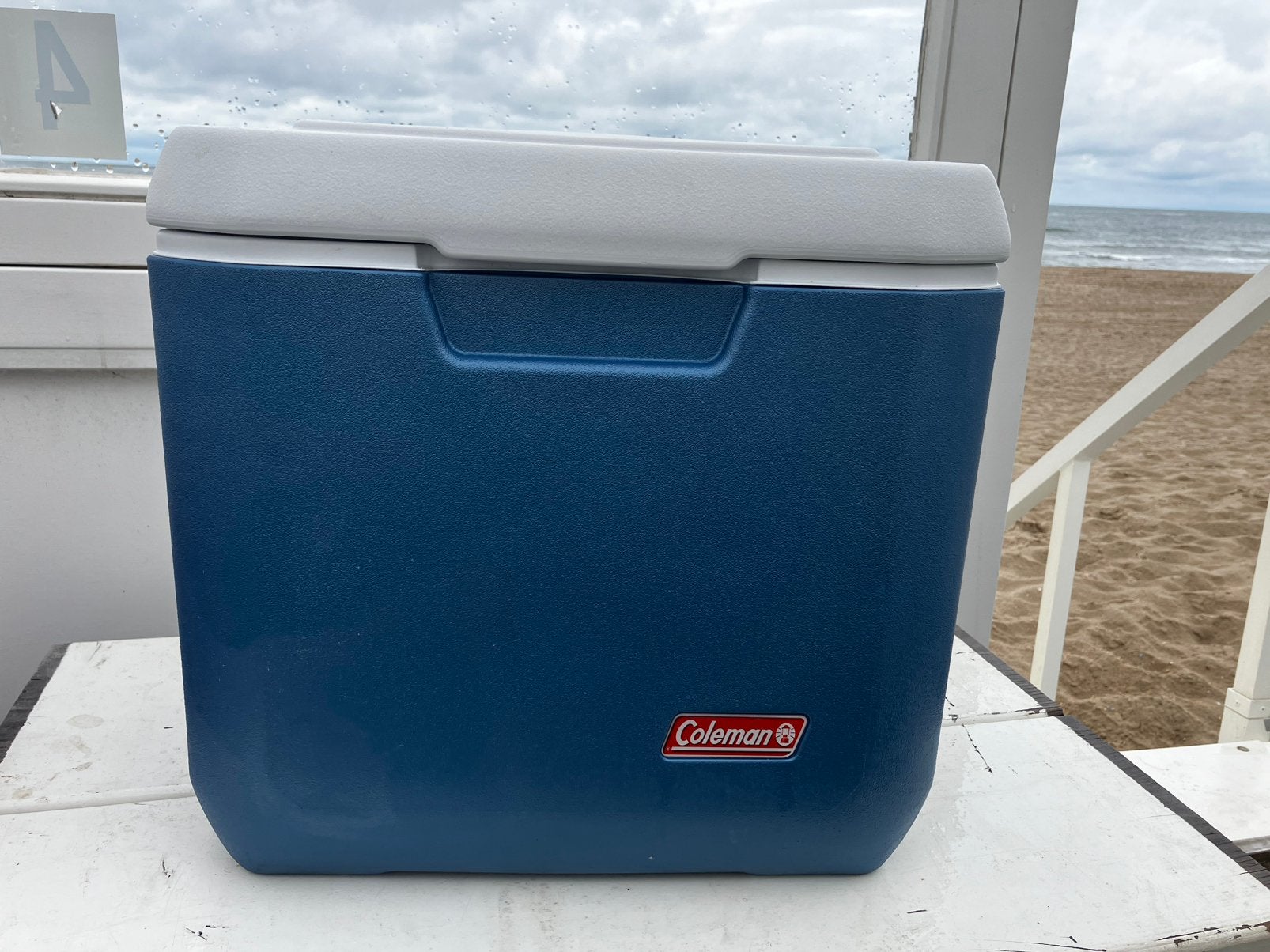 Coleman koelbox, 32 liter, blauw, goede staat, Ophalen, Gebruikt, Koelbox, Koelelement