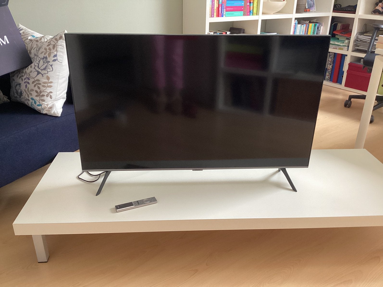 Samsung 43 inch QLED smart tv, Ophalen, QLED, 50 Hz, Zo goed als nieuw