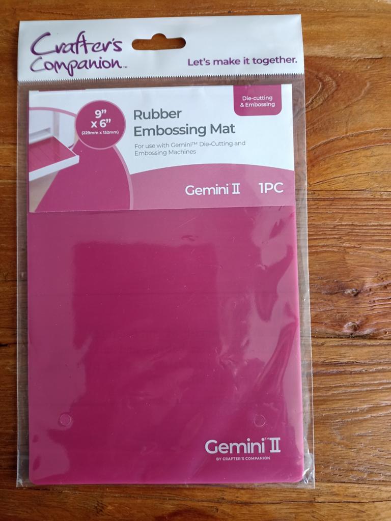 Rubber embossingmat Gemini A5, Hobby en Vrije tijd, Ophalen of Verzenden, Nieuw, Overige typen, Overige merken