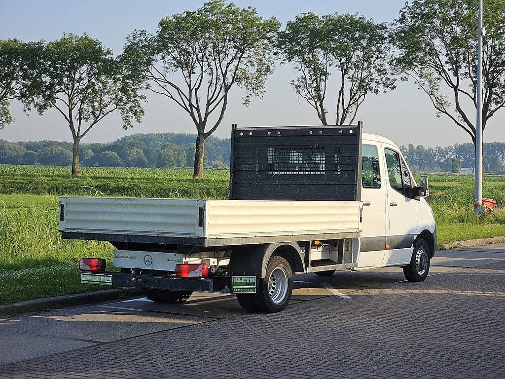 MERCEDES-BENZ SPRINTER 516 dub.cab open-laadbak, Automaat, Lederen bekleding, Gebruikt, Bedrijf