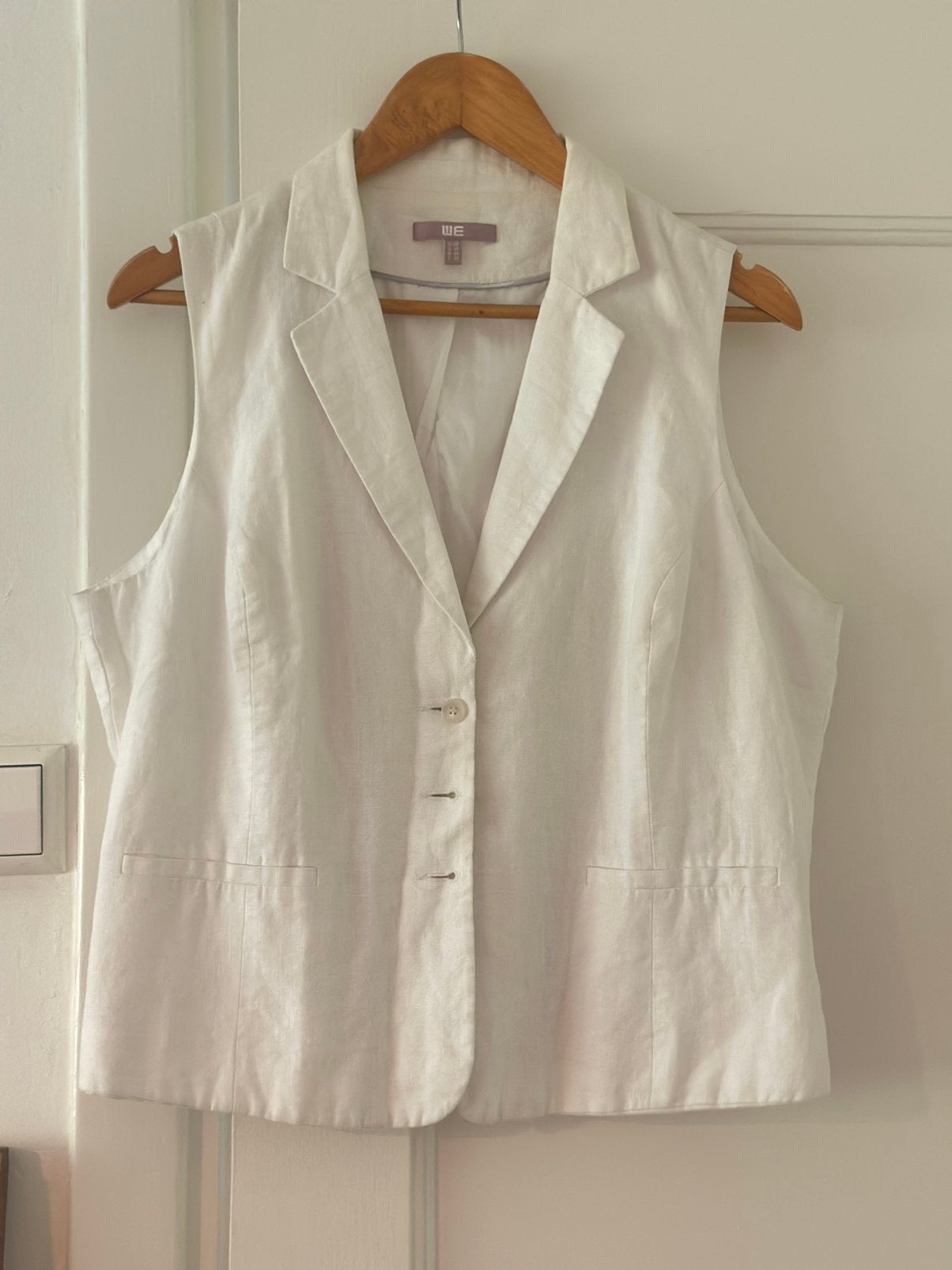 WE hesje met hoering, Wit, Maat 46/48 (XL) of groter, Ophalen of Verzenden, Zo goed als nieuw