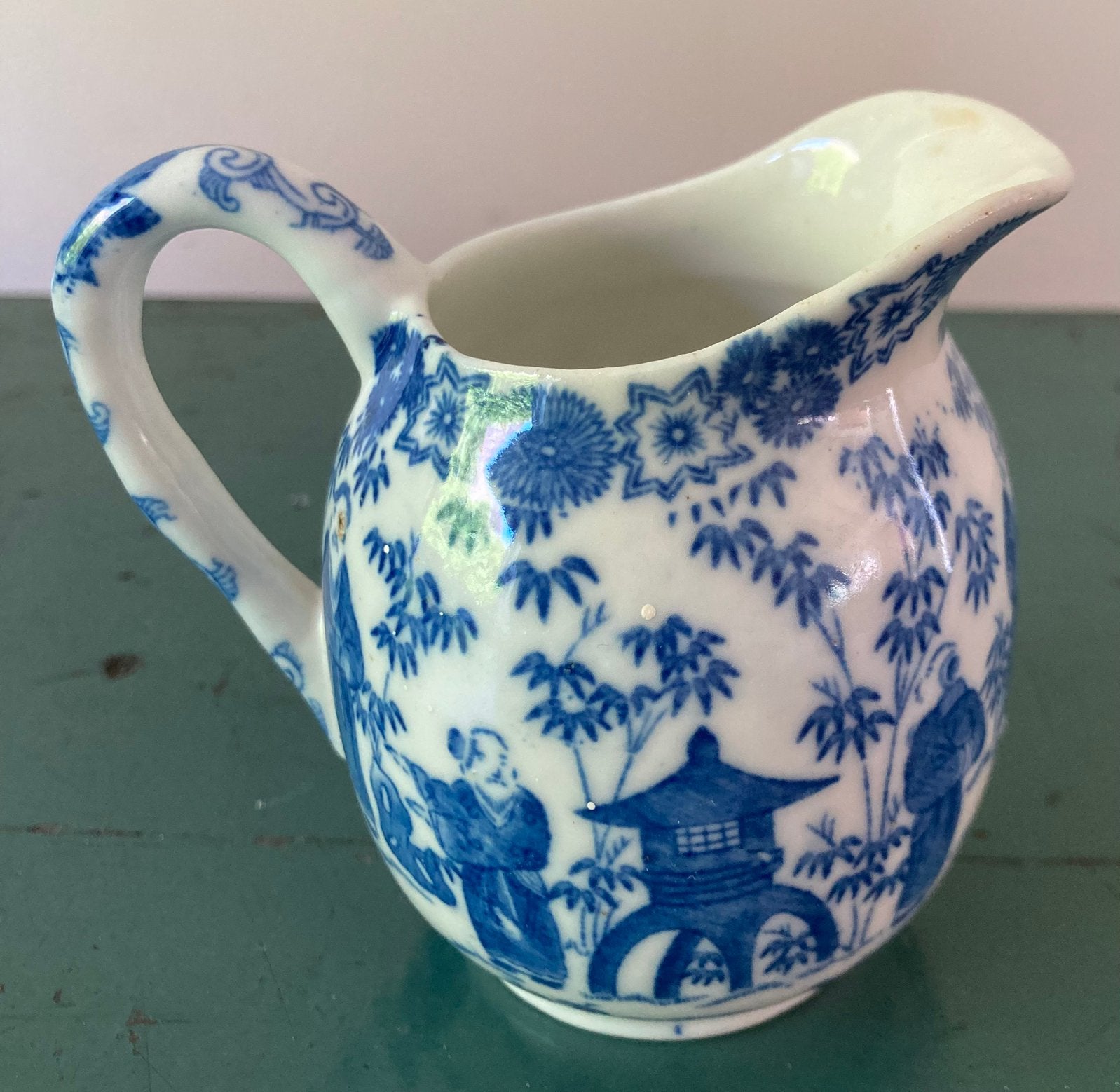 Japans blauw wit kannetje, Ophalen of Verzenden