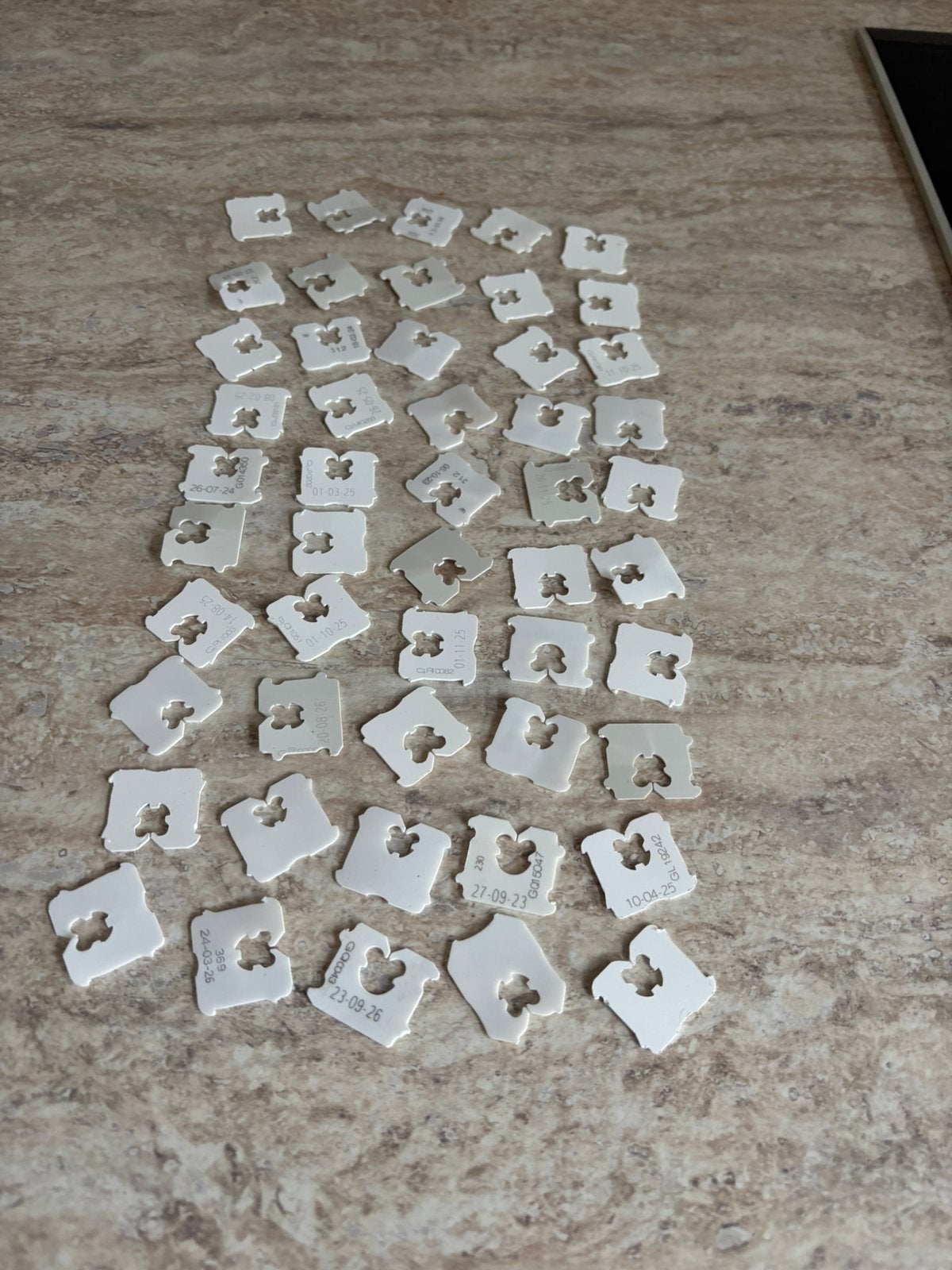 Clipsluitingen (brood)zakjes (50 stuks), Overige typen, Ophalen, Gebruikt, Wit