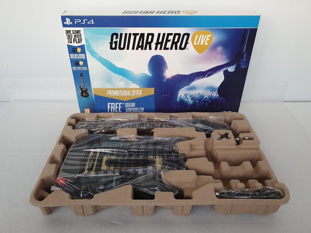 PS4 Guitar Hero Live (Free Guitar Controller Pack), Ophalen of Verzenden, Nieuw, Gitaar, Drumstel of Dj-set, PlayStation 4