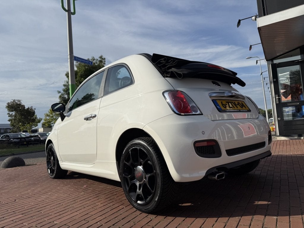Fiat 500 0.9 TwinAir Lounge Apple Carplay airco navi, 945 kg, 86 pk, Gebruikt, Wit