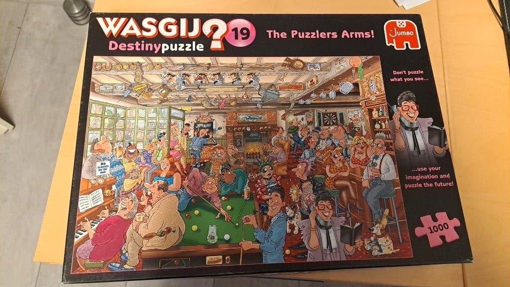 Puzzel Wasgij, Destiny nr 19. de puzzelhoek, 1000 stukjes, Ophalen of Verzenden, 500 t/m 1500 stukjes, Zo goed als nieuw, Legpuzzel
