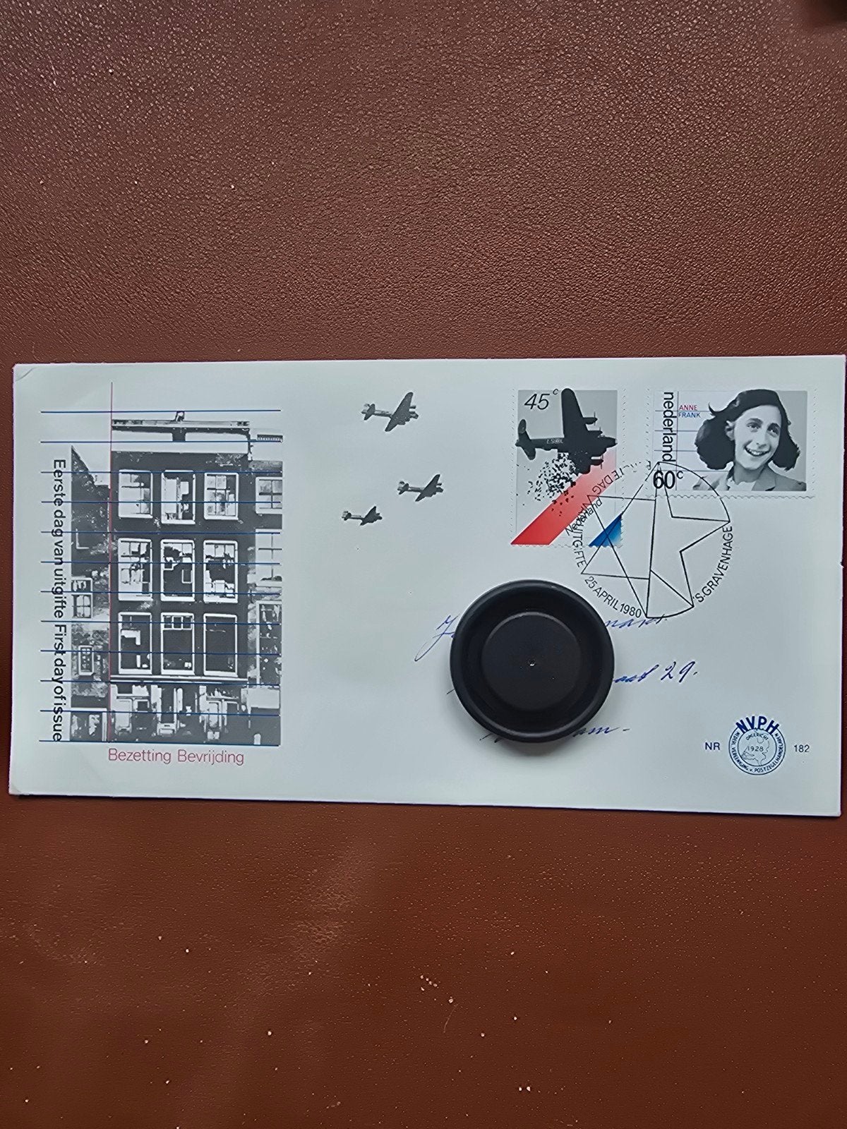 Eerstedagenvelop Anne Frank & Bevrijding 1980, Verzenden