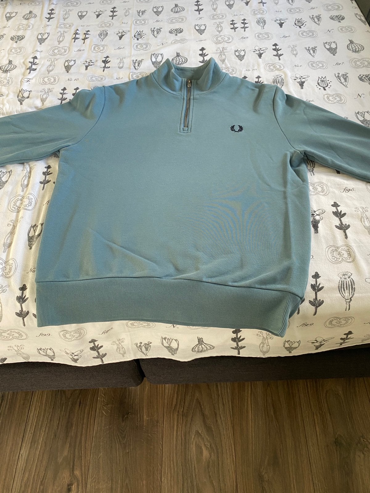 Fred Perry heren pullover, Ophalen of Verzenden, Zo goed als nieuw, Maat 48/50 (M), Blauw