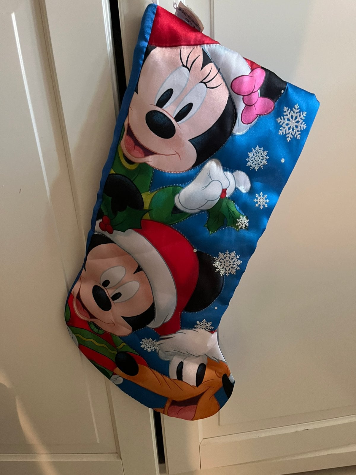 Disney kerst sok, Verzamelen, Ophalen of Verzenden, Mickey Mouse, Nieuw, Beeldje of Figuurtje