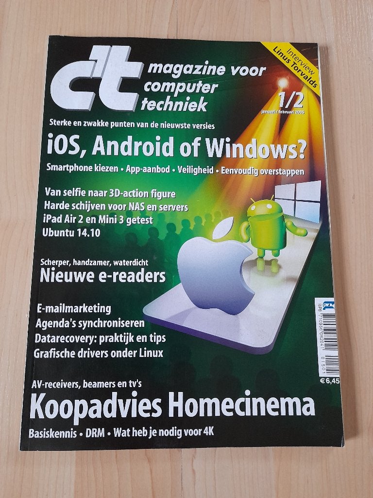 JAARGANG TIJDSCHRIFTEN CT MAGAZINE COMPUTER TECHNIEK 2015, Boeken, Ophalen of Verzenden, Zo goed als nieuw, Wetenschap en Natuur