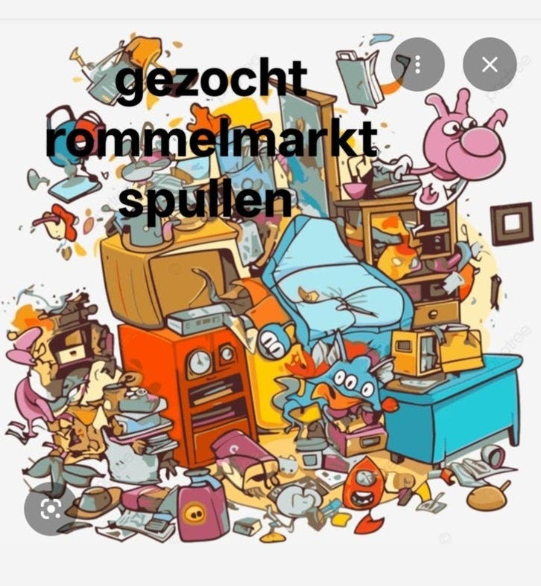 Gezocht rommelmarkt spullen, Ophalen of Verzenden, Zo goed als nieuw