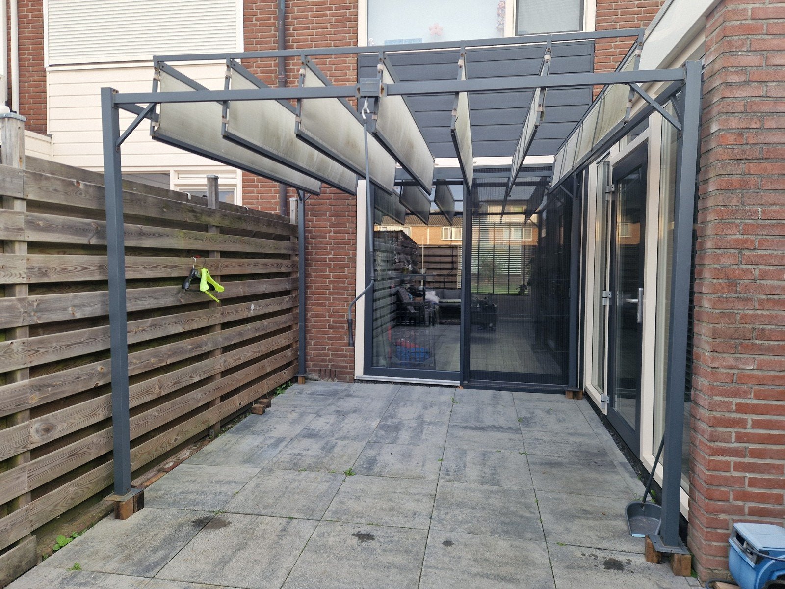 Veranda / Tuinpaviljoen met verstelbaar doek, Ophalen, Gebruikt, Veranda