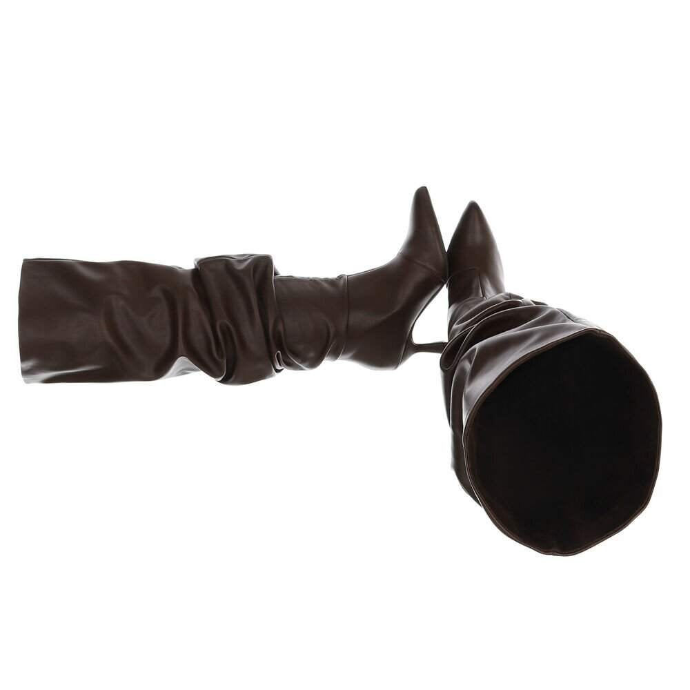 Dames slouchy overknee laarzen bruin 36 37 38 39 40 41, Info@lunamex.com, Hoge laarzen, Nieuw, Lunamex Trading