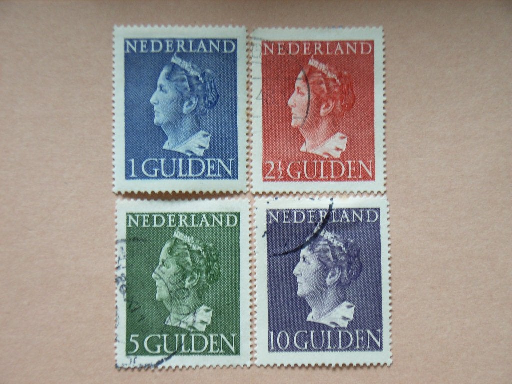 NB  Nederland 346-349, Postzegels en Munten, Postzegels | Nederland, Ophalen of Verzenden, T/m 1940, Gestempeld
