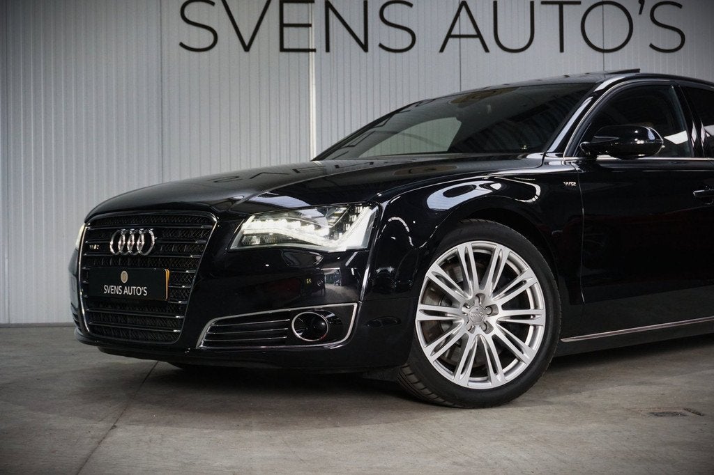 Audi A8 6.3 W12 Quattro Lang Uniek!|Televisie|Koelkast|Compl, Auto's, Audi, Automaat, 6299 cc, Gebruikt, Beige
