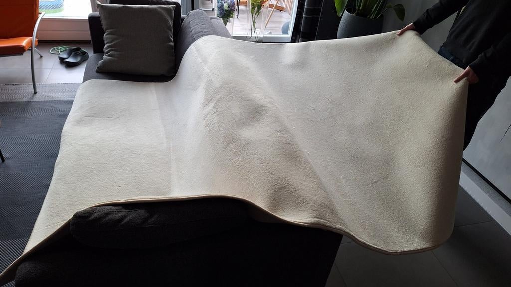 Tapijt creme beige 170x225cm nog nieuw, Ophalen, Beige, 50 tot 100 cm, Rechthoekig