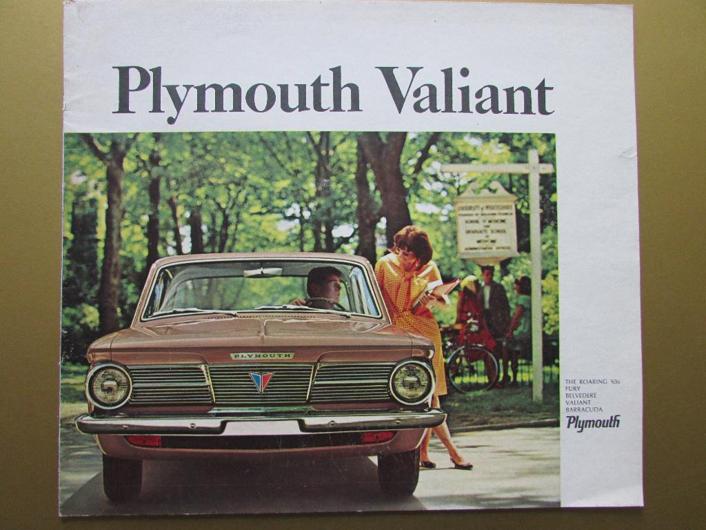 1965 Plymouth Valiant brochure, Engels, Ophalen of Verzenden, Zo goed als nieuw, Overige merken
