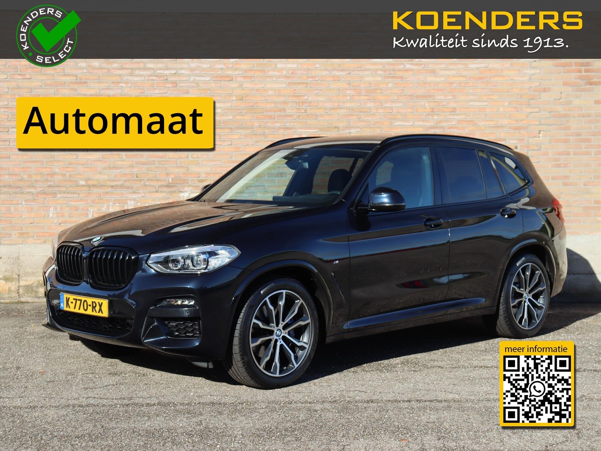 BMW X3 (g01) xDrive30i 252pk Aut Model M Sport High Executiv, Auto's, Automaat, Gebruikt, 4 cilinders, Zwart