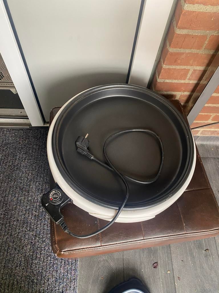 Elektrische pan met thermostaat, Ophalen of Verzenden, Gebruikt, Minder dan 4 personen