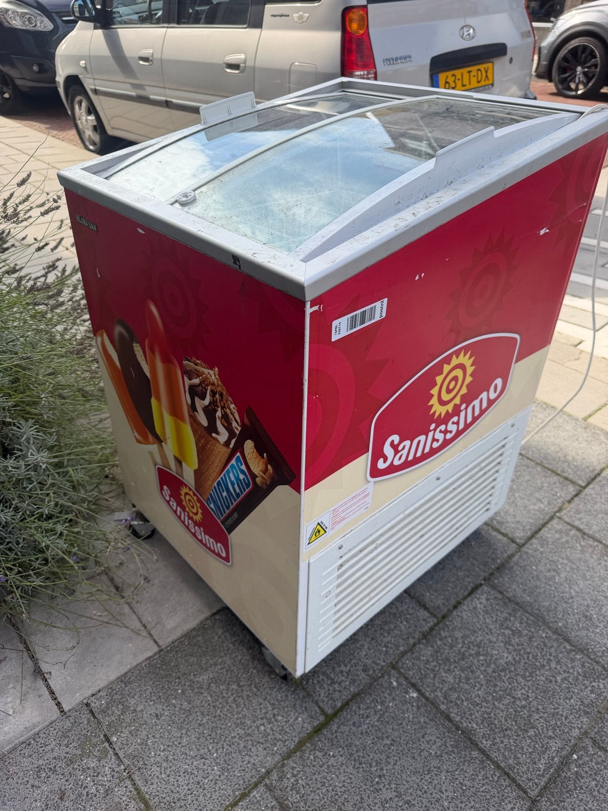 Sanissimo vrieskist met glazen schuifdeksel, Ophalen, Gebruikt, Minder dan 85 cm, 60 cm of meer