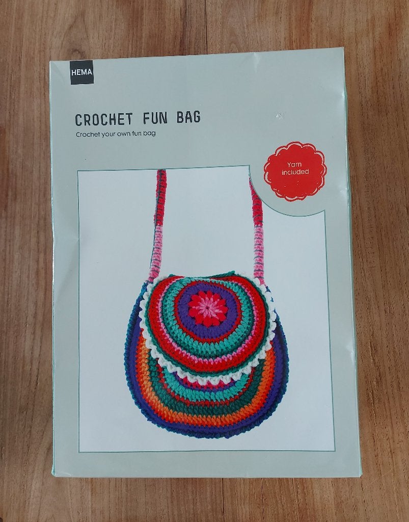 Knutselpakket gebreide handtas maken van Hema, Hobby en Vrije tijd, Overige thema's, Nieuw, Ophalen of Verzenden, Overige merken