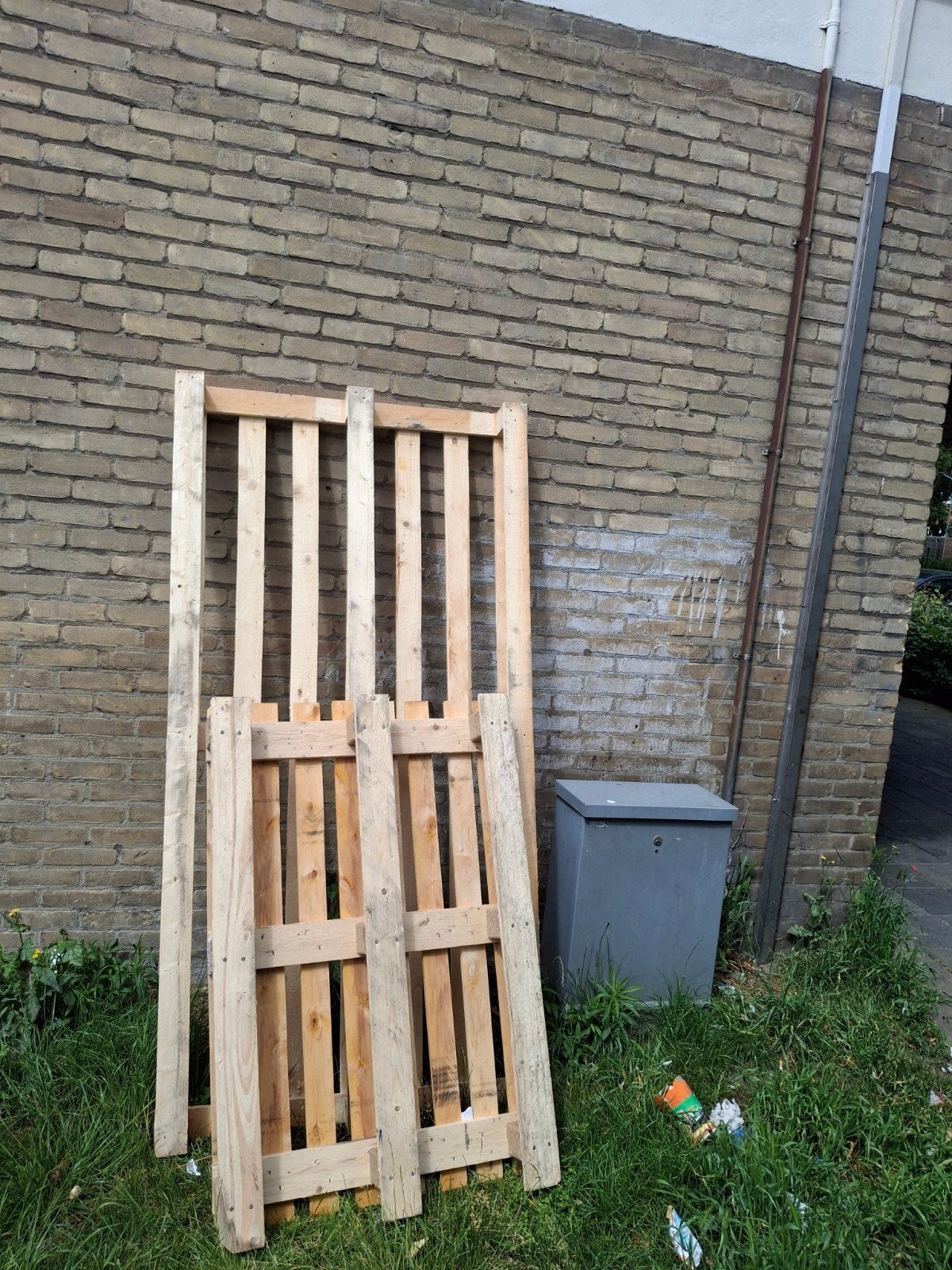 NOG 1! Gratis afhalen - Houten Pallets, Ophalen, Gebruikt, Overige houtsoorten, Pallet