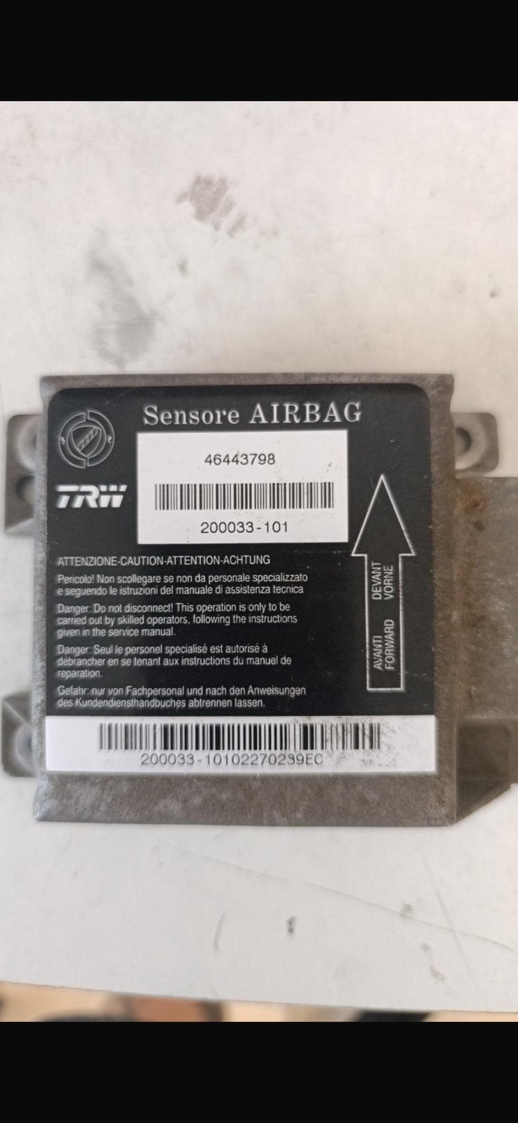 Gezocht airbag sensor fiat Barchetta 1997, Ophalen of Verzenden, Fiat
