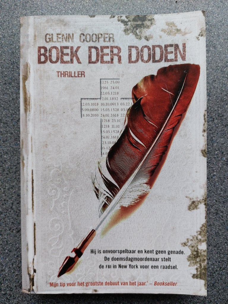 Glenn Cooper - Boek der doden, Boeken, Ophalen of Verzenden, Zo goed als nieuw