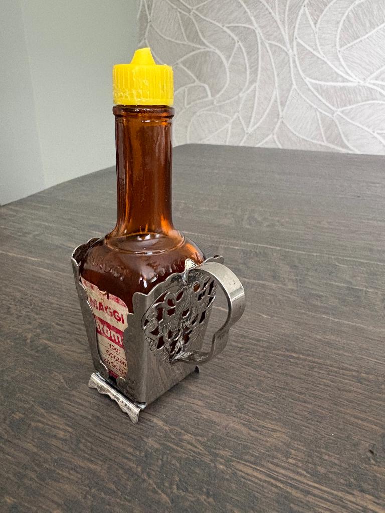 Maggi houder, zilver met oor, Ophalen of Verzenden, Zilver