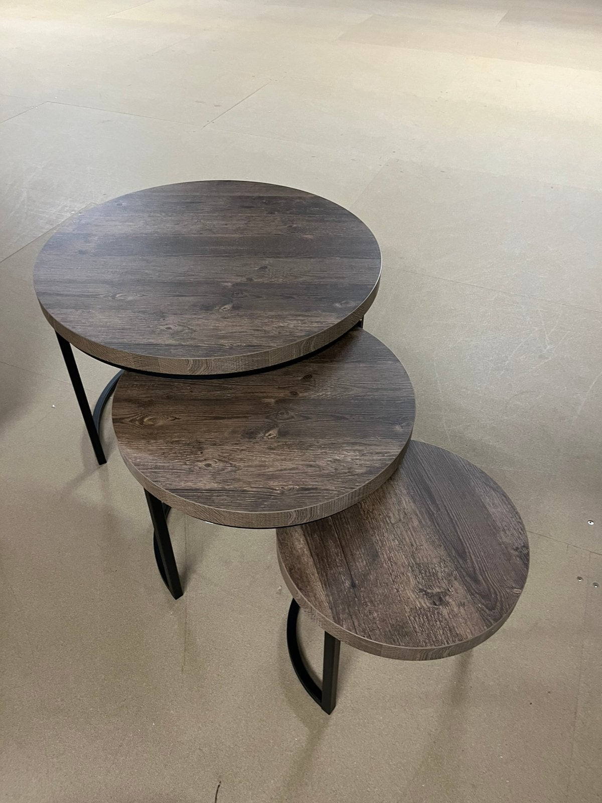 Showroom salontafelsetje 3 delig lamilux Maxfurn nu: 250.-, Huis en Inrichting, Ophalen, 100 tot 150 cm, Kunststof, 50 tot 100 cm