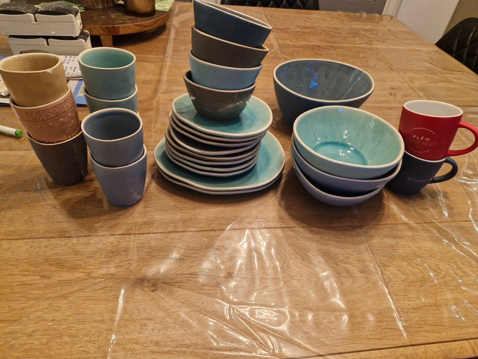 Jewel Servies Set - Diverse Kleuren en Maten, Ophalen, Gebruikt, Overige merken, Keramiek