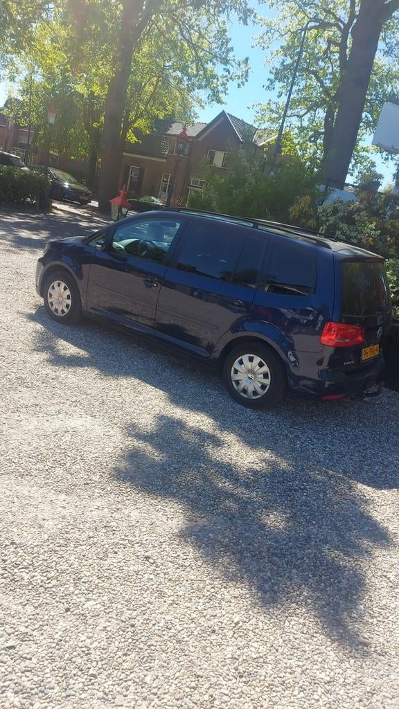 Volkswagen Touran 1.2 Ruime Gezinsauto met Trekhaak, Stof, Blauw, Handgeschakeld, Particulier