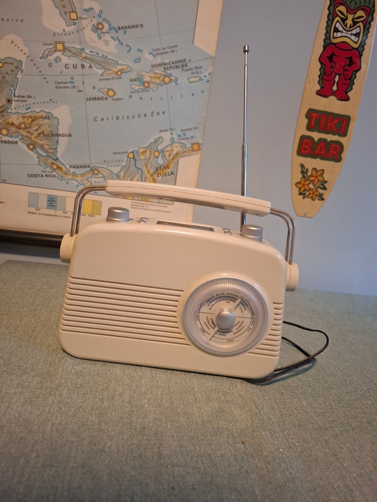 Retro Terris VDR692 Radio met Bluetooth en FM, Ophalen of Verzenden, Gebruikt, Radio