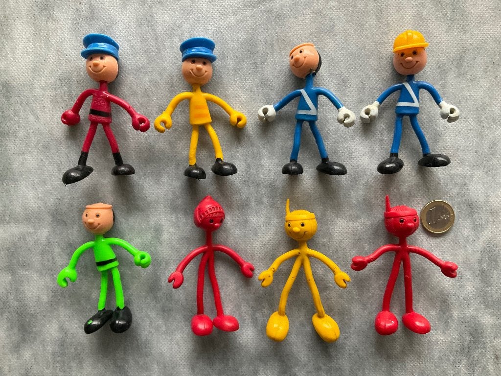 Brabo Vintage  Buigfiguurtjes ... 8 stuks, Ophalen, Gebruikt