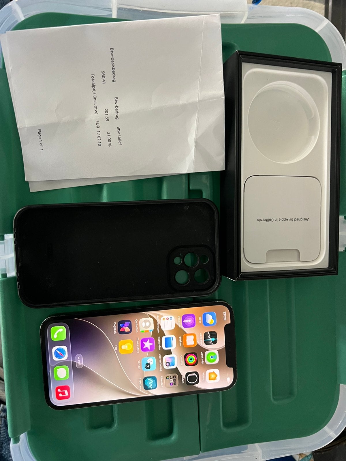 Te koop: iPhone 12 Pro 128GB 100% batterijcapaciteit, 128 GB, Blauw, Zo goed als nieuw, Zonder simlock