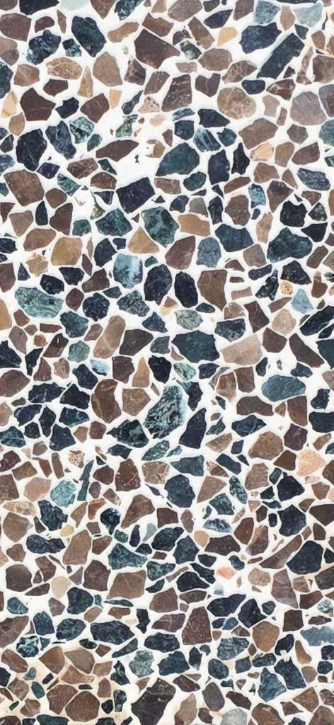 Terazzo tegels 5 stuks  60x60, Tuin en Terras, Ophalen, Gebruikt, Terrastegels