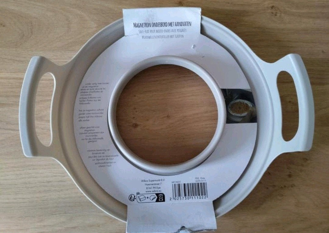 Magnetron onderbord met handvaten - Nieuw, Beige, Overige typen, Verzenden, Kunststof