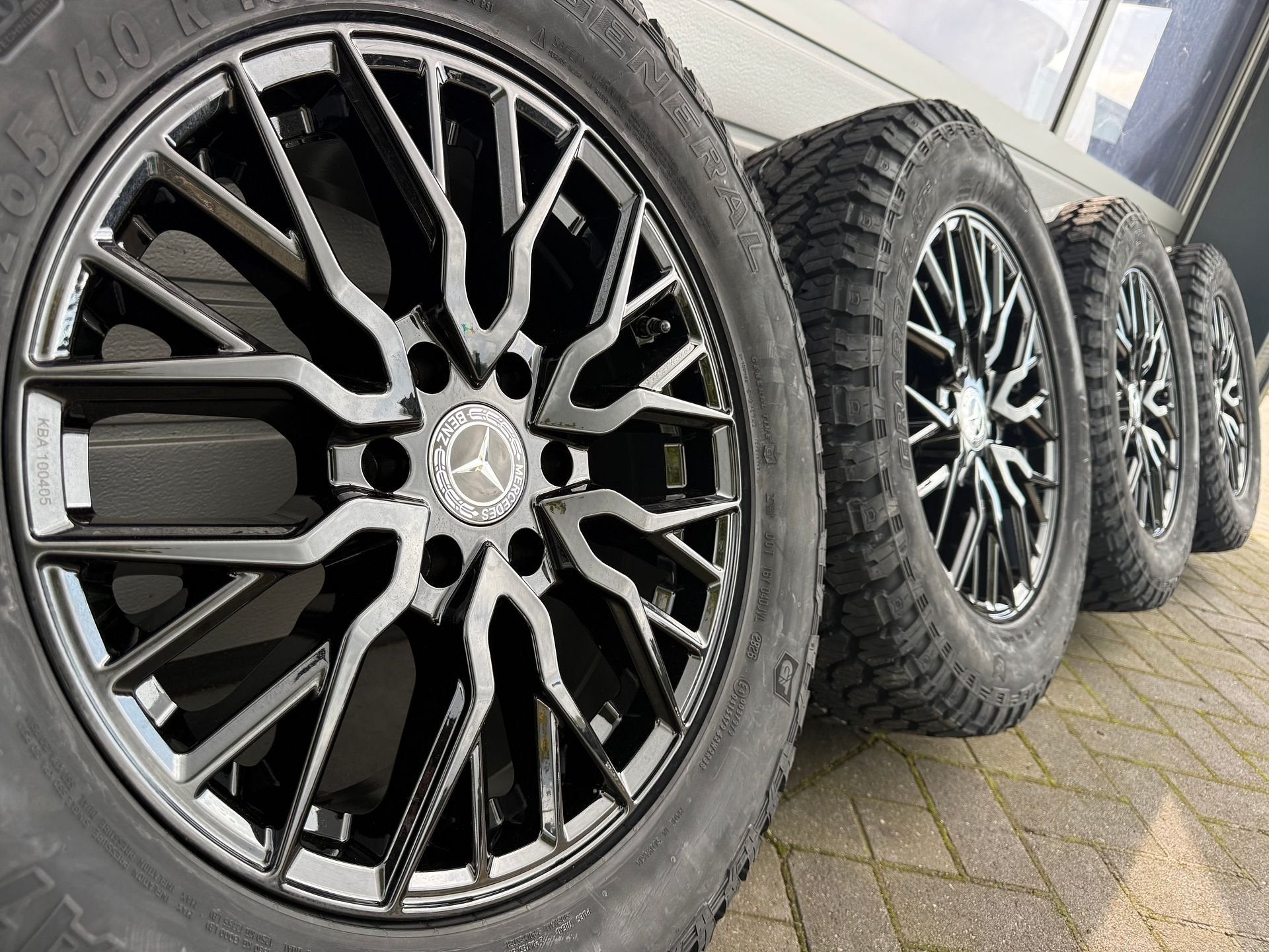 18 Mercedes Sprinter W910 W907 W906 velgen General AT banden, Auto-onderdelen, 18 inch, -, 265 mm, -