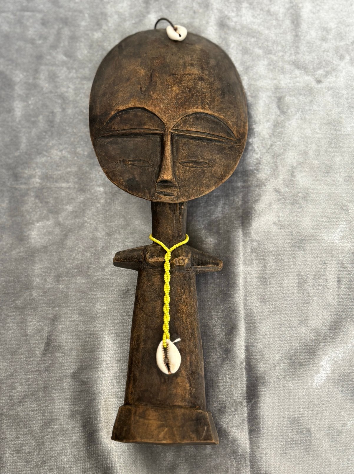 Vintage houten Ashanti Akuaba Vruchtbaarheidspop Ashanti, Ophalen of Verzenden