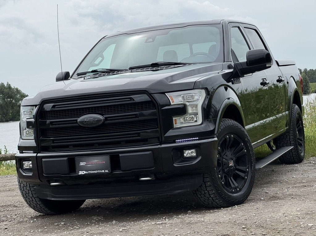Ford USA F150 PLATINUM 3.5L V6 ECOBOOST, LAGE BIJTELLING, LP, Auto's, F-150, Zwart, Leder, Bedrijf